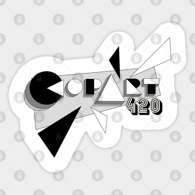 CopArt420 Logo Noir Design Sticker by copart420